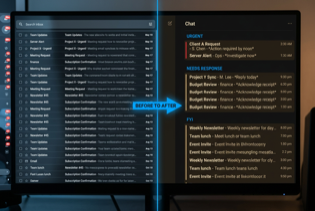 Email triage feature sorting inbox by priority