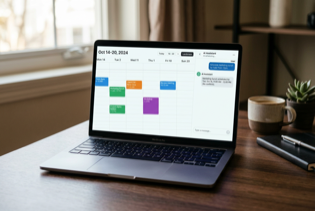 Calendar management with automatic scheduling
